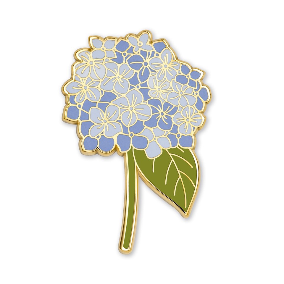 Gold Flower Lapel Pin